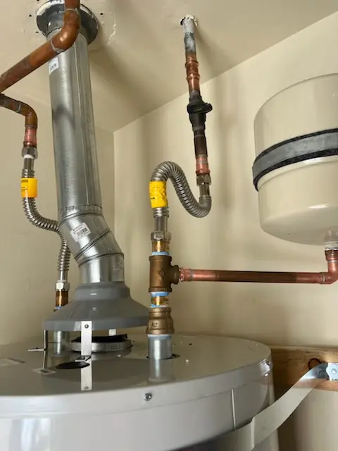 Water heater installation and plumbing repair in Hurdle Mills